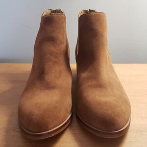 Steve Madden Ankle Boot Womens sz 8 Raisie Tan Suede Western Style